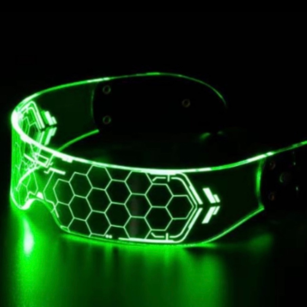 Metaverse Futuristic L.E.D. Neon Lens Glasses Mens & Woman’s